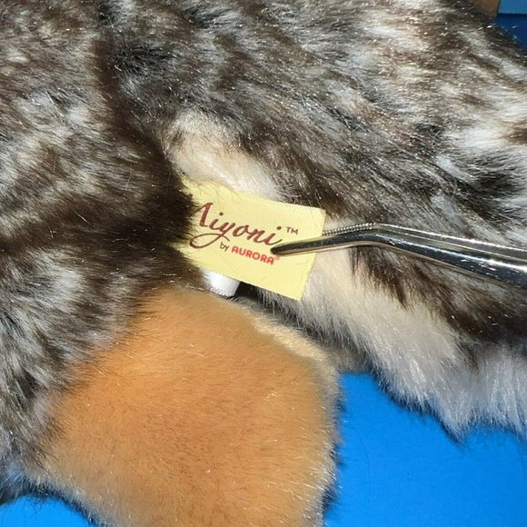 Miyoni By Aurora World Wolf Dog 11" Plush Gray Brown Stuffed Animal w/ Tag 26264 - Picture 10 of 11